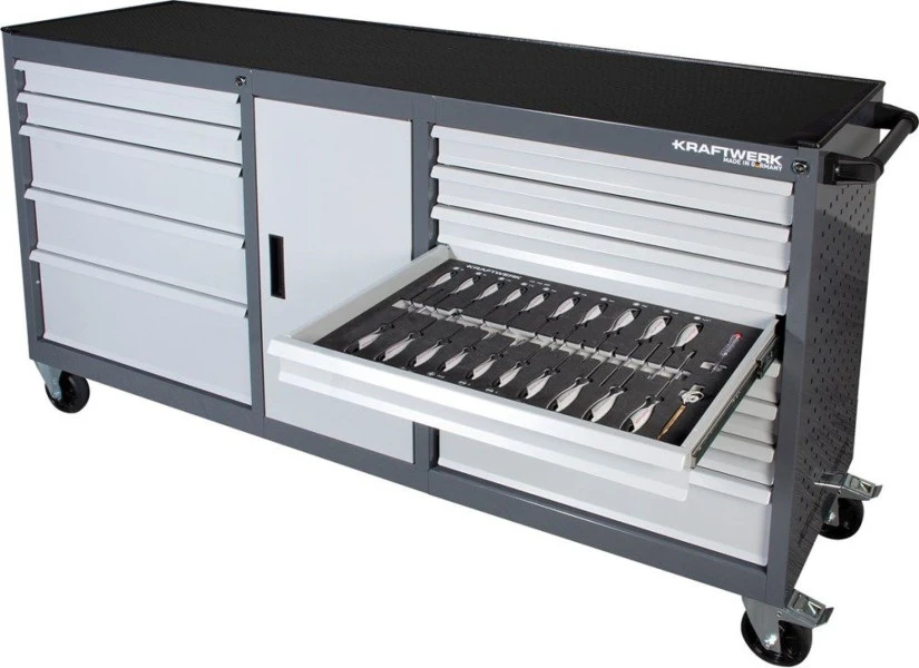 Kraftwerk Gevulde Gereedschapswagen - 377 Delig 2 Kraftwerk Gevulde Gereedschapswagen - 377 Delig - Afbeelding 2