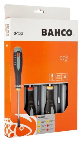 Bahco Schroevendraaierset 6-dlg 2 Bahco Schroevendraaierset 6-dlg - Afbeelding 2