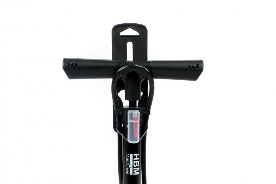 HBM Professionele Fietspomp Met Manometer En Adapterset 4 HBM Professionele Fietspomp Met Manometer En Adapterset - Afbeelding 4
