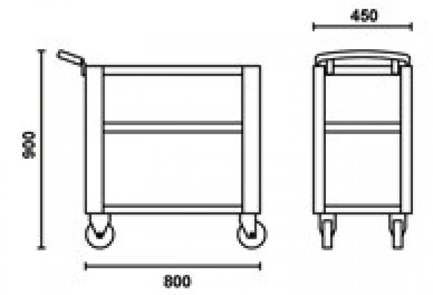 Beta C51 O-Trolly - Gereedschapswagen Oranje 1 Beta C51 O-Trolly - Gereedschapswagen Oranje