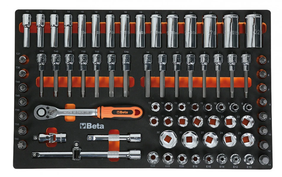 Beta Gereedschapswagen 8 Laden, 398-delig, BW 2400S G8/E-L, Grijs 7 Beta Gereedschapswagen 8 Laden, 398-delig, BW 2400S G8/E-L, Grijs - Afbeelding 7
