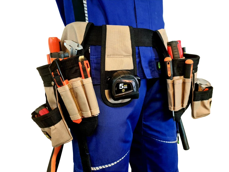 ToolPack Klassieke Gereedschapsgordel, Dubbele Houders 3 ToolPack Klassieke Gereedschapsgordel, Dubbele Houders - Afbeelding 3