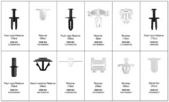 HBM 270 Delige Assortiment Bekleding Clips Voor Mercedes Benz