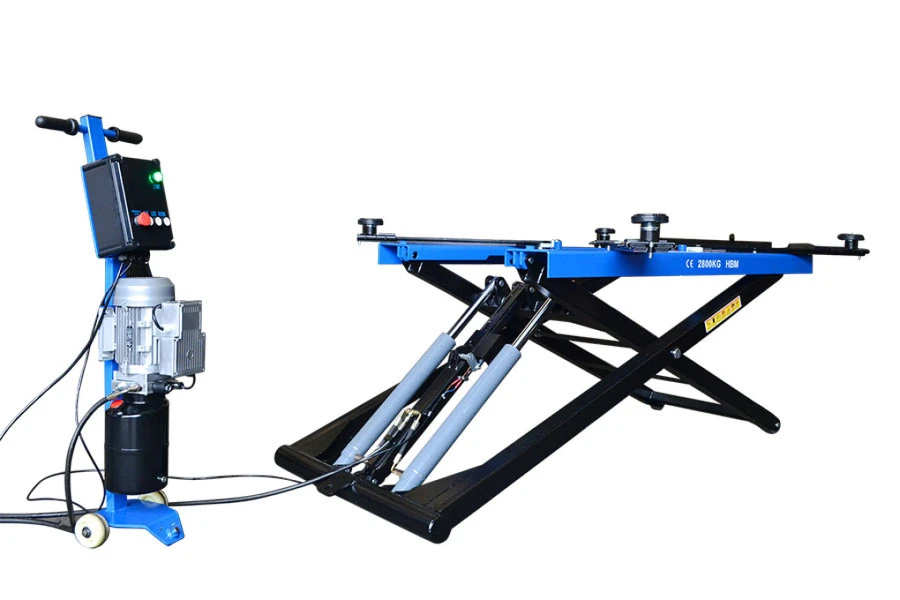 HBM Hydraulische Verrijdbare Autopoetsbrug, Bandenbrug, Hefbrug 2800 Kg 1 HBM Hydraulische Verrijdbare Autopoetsbrug, Bandenbrug, Hefbrug 2800 Kg