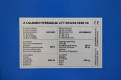 HBM 2 Hydraulische 2 Koloms Hefbrug Met Elektronische Ontgrendeling 5500 Kg 23 HBM 2 Hydraulische 2 Koloms Hefbrug Met Elektronische Ontgrendeling 5500 Kg -Hbm-machines dsc 1214.jpg 1200x600 a44d5ebc88