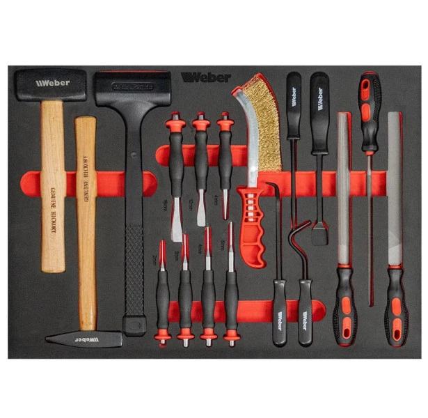 Weber Gevulde Gereedschapswagen Incl. Papierrolhouder - 300-delig 7 Weber Gevulde Gereedschapswagen Incl. Papierrolhouder - 300-delig - Afbeelding 7