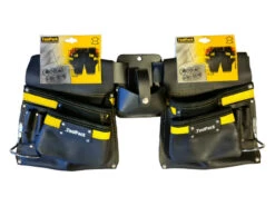 ToolPack Industriële Gereedschapsgordel, 2 Afneembare Holsters, Verstelbare Leren Riem, Metalen Gesp 7 ToolPack Industriële Gereedschapsgordel, 2 Afneembare Holsters, Verstelbare Leren Riem, Metalen Gesp -Hbm-machines h130686 5.jpg 1200x600 30a5aebc88