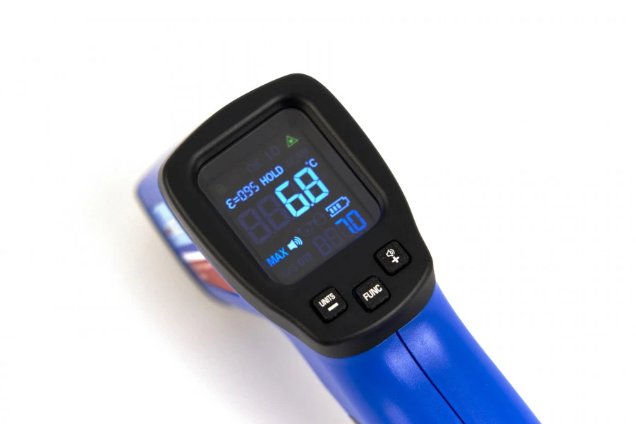 HBM Digitale Infrarood Temperatuurmeter -50 / + 380 Graden 3 HBM Digitale Infrarood Temperatuurmeter -50 / + 380 Graden - Afbeelding 3