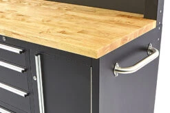 HBM Gereedschapswagen Met Kastenwand, Houten Werkblad, 122 Cm, Zwart -Hbm-machines hbm 009 101.jpg 1200x600 11687ebc88