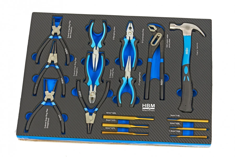 HBM 245 Delige Premium Gereedschapsvulling Voor Gereedschapswagen 8 HBM 245 Delige Premium Gereedschapsvulling Voor Gereedschapswagen - Afbeelding 8