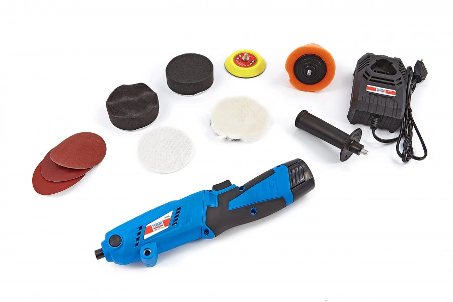 HBM Polijstmachine, Schuurmachine Op Accu 75 Mm 10,8 Volt 1,5 Ah Power10 1 HBM Polijstmachine, Schuurmachine Op Accu 75 Mm 10,8 Volt 1,5 Ah Power10