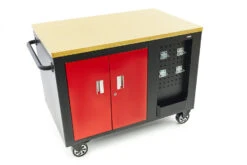 HBM Verrijdbare Gereedschapswagen, Werkbank Met Houten Werkblad 10 Laden, Rood Zwart 15 HBM Verrijdbare Gereedschapswagen, Werkbank Met Houten Werkblad 10 Laden, Rood Zwart -Hbm-machines hbm 015 121.jpg 1200x600 27fa4ebc88