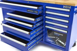 HBM Gereedschapswagen Met Achterwand, Houten Werkblad, 158 Cm, Blauw 16 HBM Gereedschapswagen Met Achterwand, Houten Werkblad, 158 Cm, Blauw -Hbm-machines hbm 015 91.jpg 1200x600 f8c3aebc88