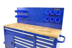 HBM Gereedschapswagen Met Achterwand, Houten Werkblad, 158 Cm, Blauw 20 HBM Gereedschapswagen Met Achterwand, Houten Werkblad, 158 Cm, Blauw -Hbm-machines hbm 019 100.jpg 1200x600 48819ebc88