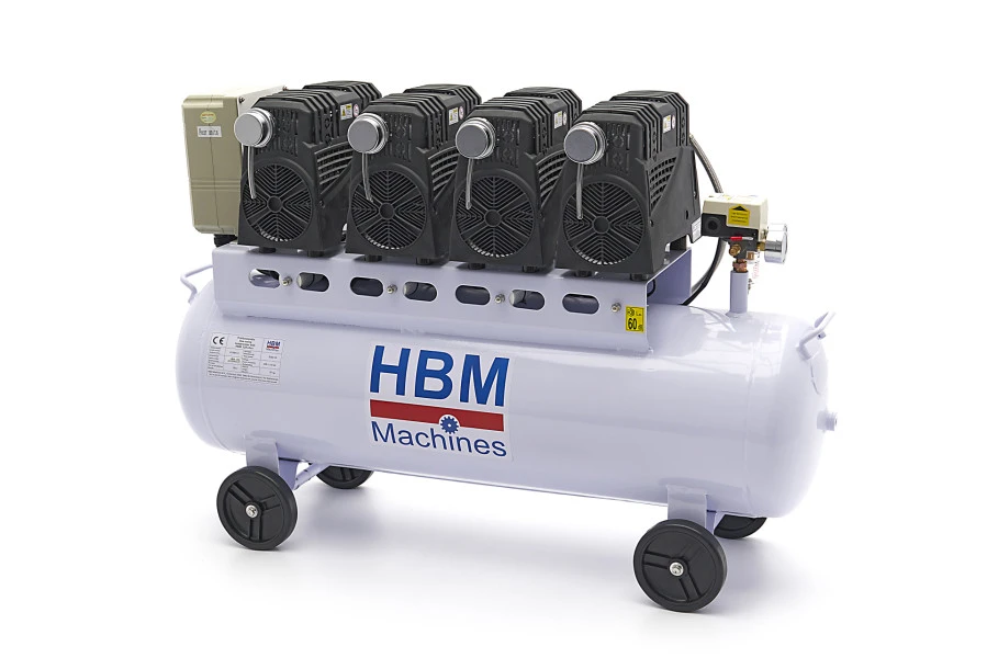 HBM 120 Liter Professionele Low Noise Compressor - Model 2 4 HBM 120 Liter Professionele Low Noise Compressor - Model 2 - Afbeelding 4