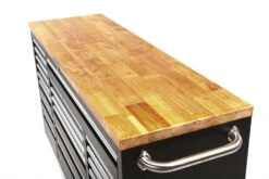 HBM Verrijdbare Gereedschapswagen Met Houten Werkblad - 146 Cm - Zwart -Hbm-machines hbm 022 61.jpg 1200x600 a5abbebc88