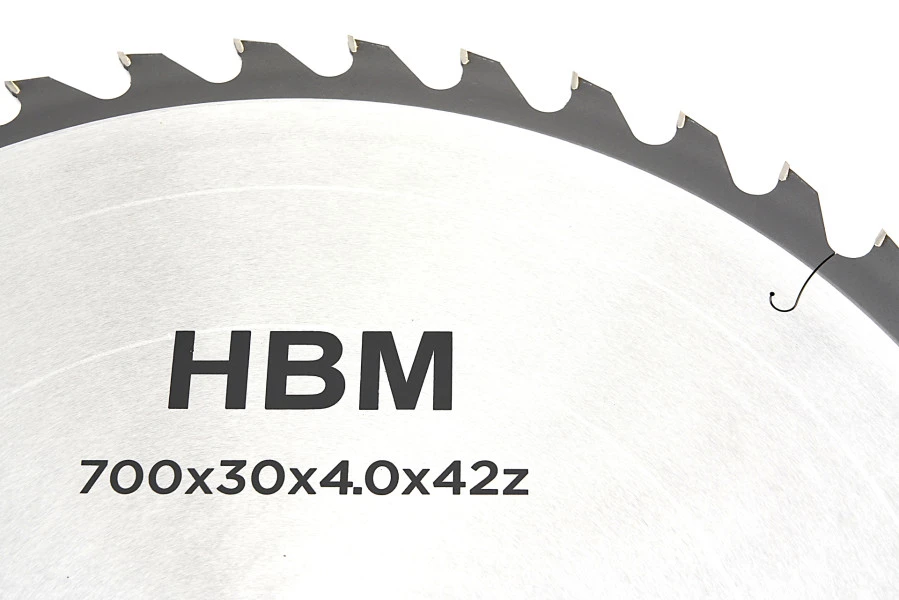 HBM 700 Mm - 42-T Zaagblad Voor HBM Professionele Wipzaag / Brandhoutzaag 5.5 PK - 400 Volt 3 HBM 700 Mm - 42-T Zaagblad Voor HBM Professionele Wipzaag / Brandhoutzaag 5.5 PK - 400 Volt - Afbeelding 3