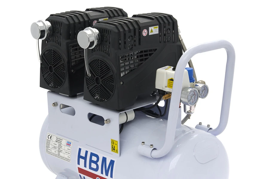 HBM Low Noise Compressor, 1,5PK, 50L, Model 2 6 HBM Low Noise Compressor, 1,5PK, 50L, Model 2 - Afbeelding 6