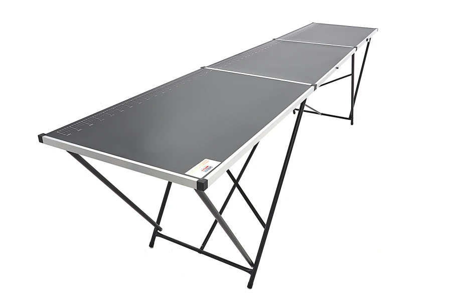 HBM Aluminium Opvouwbare Behangtafel 300 X 60 X 77 Cm 1 HBM Aluminium Opvouwbare Behangtafel 300 X 60 X 77 Cm