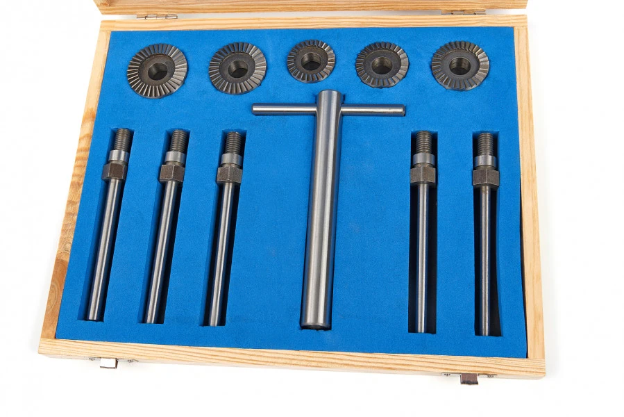 HBM Klepzitting Slijper, Frees Set, 11-delig 1 HBM Klepzitting Slijper, Frees Set, 11-delig