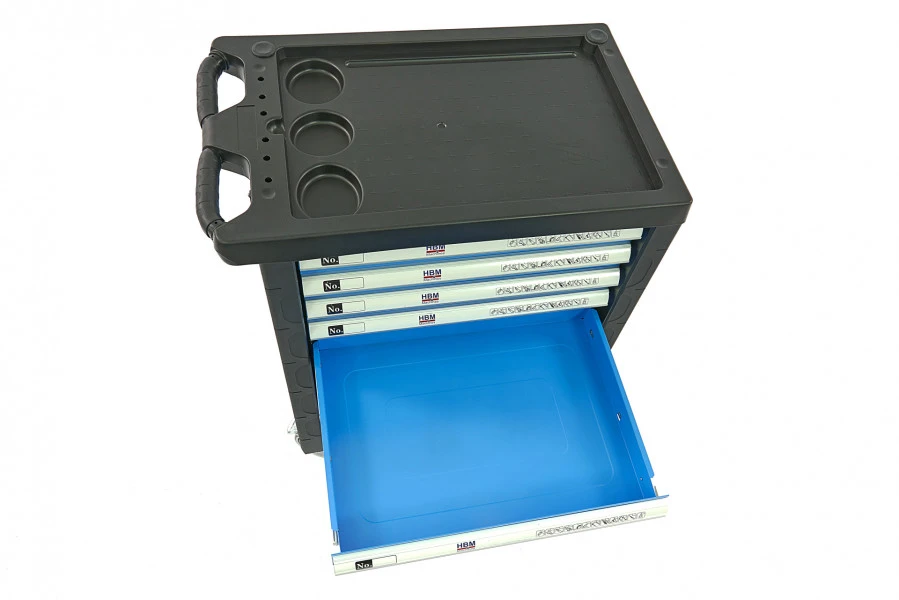 HBM Premium Gevulde Gereedschapswagen - 154 Delig 11 HBM Premium Gevulde Gereedschapswagen - 154 Delig - Afbeelding 11