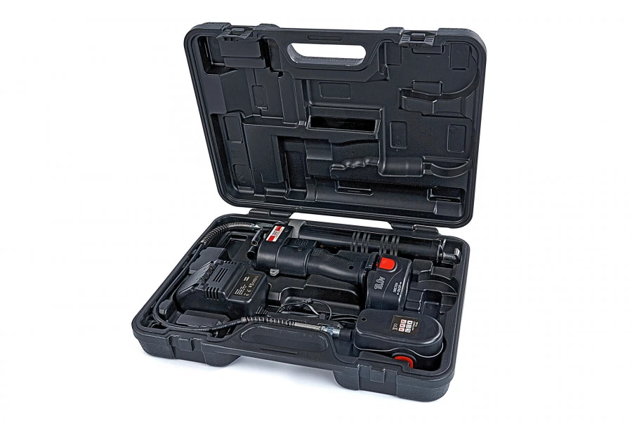 HBM Elektrische Accu Vetspuit Compleet 18 Volt 2 HBM Elektrische Accu Vetspuit Compleet 18 Volt - Afbeelding 2