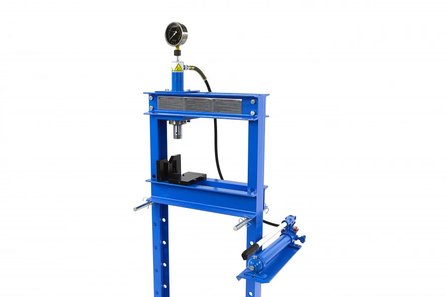 HBM 12 Ton Hydraulische Werkplaatspers / Raamwerkpers 2 HBM 12 Ton Hydraulische Werkplaatspers / Raamwerkpers - Afbeelding 2