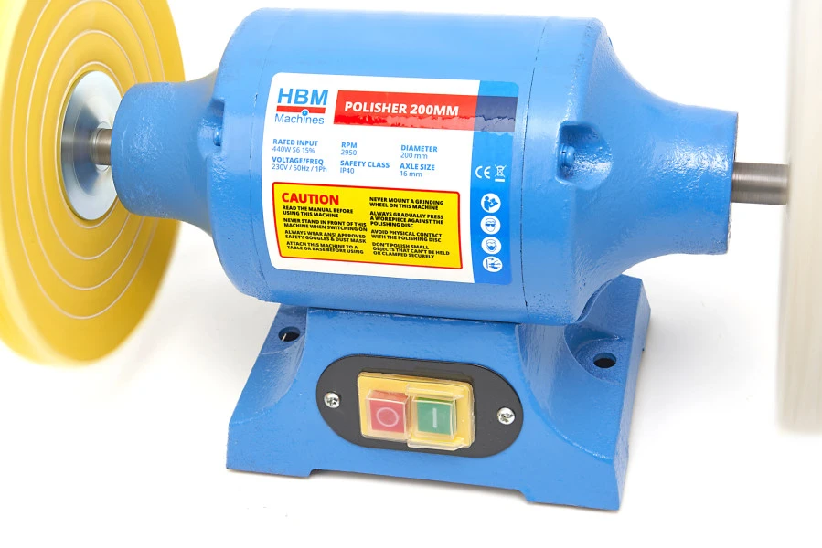 HBM 200 Mm Hobby Polijstmachine 3 HBM 200 Mm Hobby Polijstmachine - Afbeelding 3