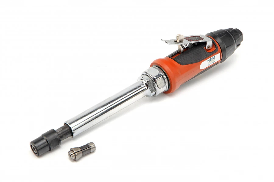 HBM Profi Variabele Pneumatische Stiftslijper Met 125mm Hals 1 HBM Profi Variabele Pneumatische Stiftslijper Met 125mm Hals