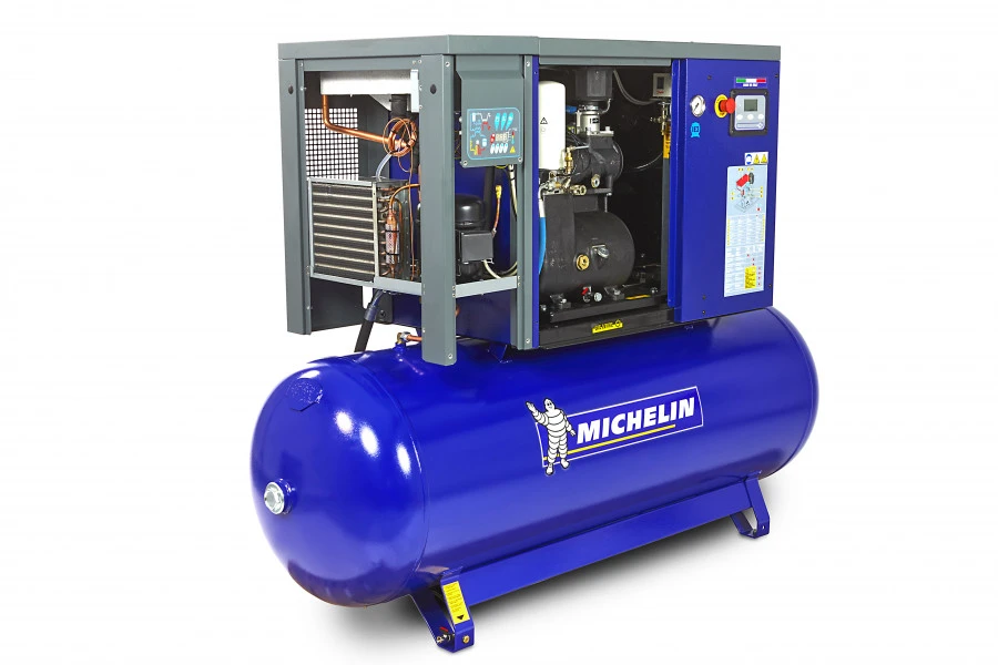 Michelin 15 PK 500 Liter Schroefcompressor Met Droger RSXD 15/500 2 Michelin 15 PK 500 Liter Schroefcompressor Met Droger RSXD 15/500 - Afbeelding 2