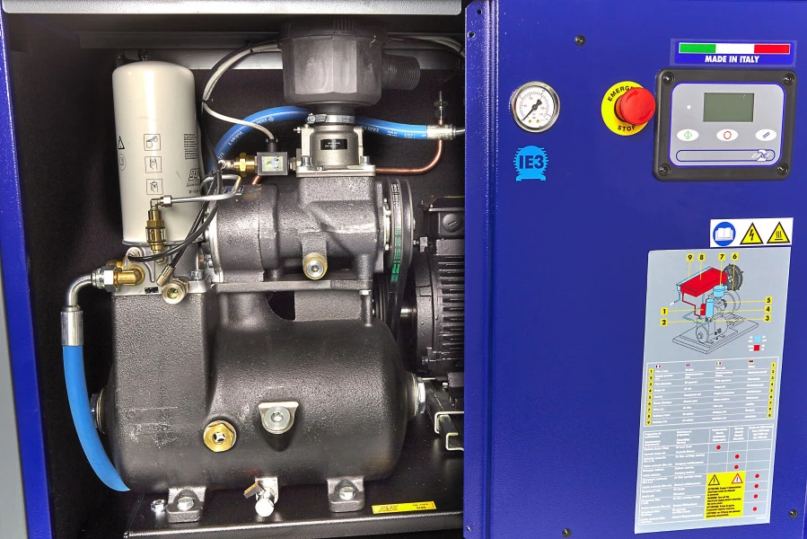 Michelin 15 PK 500 Liter Schroefcompressor Met Droger RSXD 15/500 3 Michelin 15 PK 500 Liter Schroefcompressor Met Droger RSXD 15/500 - Afbeelding 3