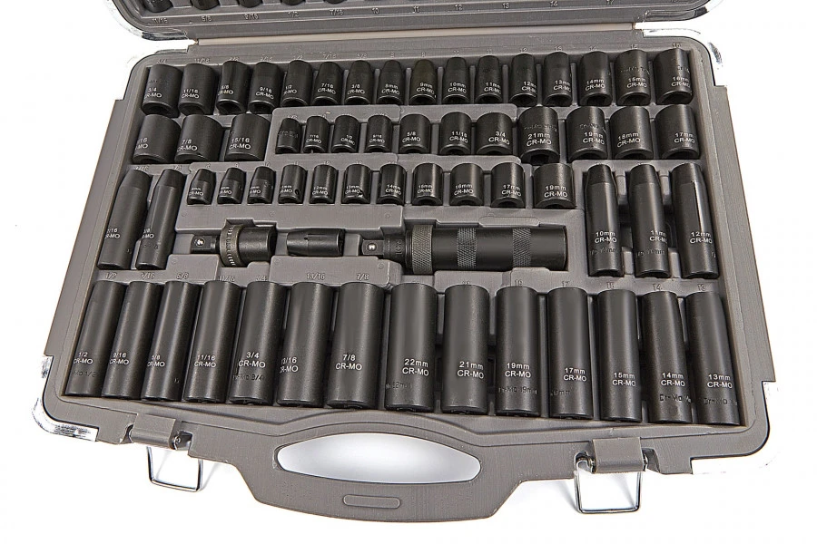 HBM 119 Delige Professionele Krachtdoppenset Metrische En INCH Maten 1 HBM 119 Delige Professionele Krachtdoppenset Metrische En INCH Maten