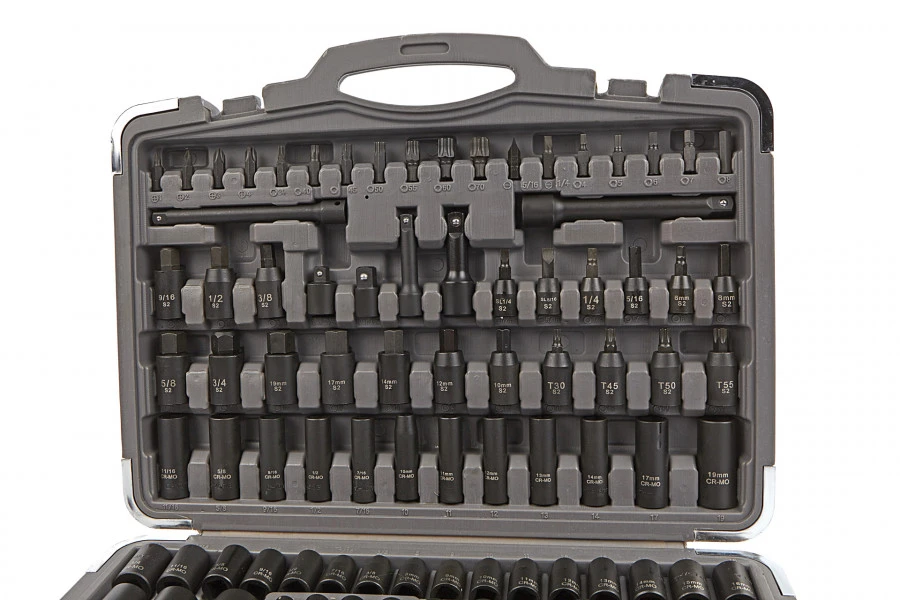 HBM 119 Delige Professionele Krachtdoppenset Metrische En INCH Maten 2 HBM 119 Delige Professionele Krachtdoppenset Metrische En INCH Maten - Afbeelding 2