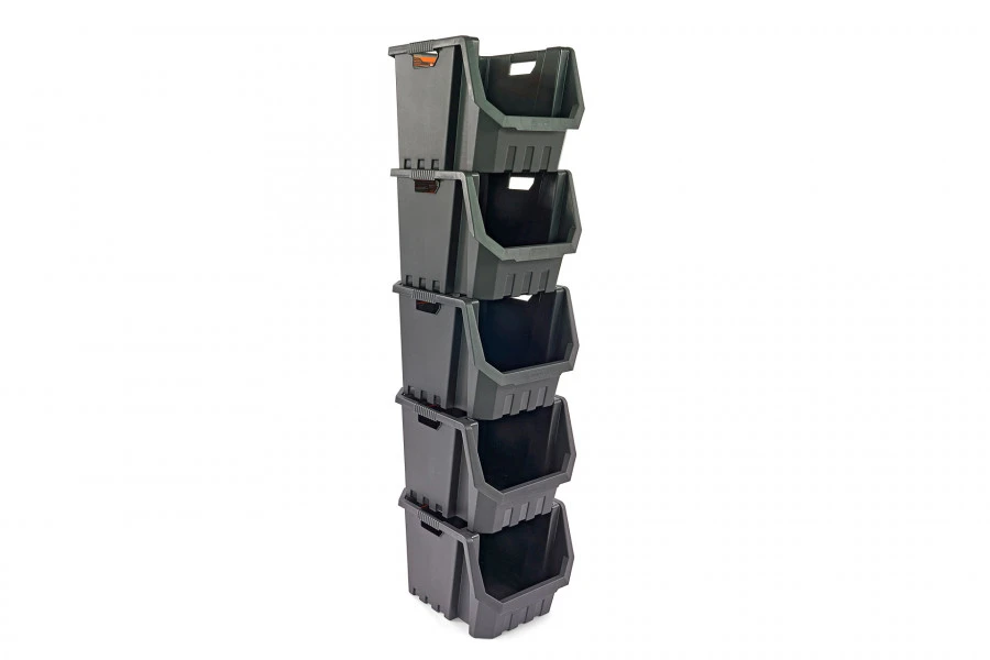 TACTIX Opbergbak, Stapelbaar, 45,5 X 58 X 40 Cm 6 TACTIX Opbergbak, Stapelbaar, 45,5 X 58 X 40 Cm - Afbeelding 6