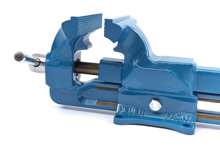 Heuer - Brockhaus 120 Mm Bankschroef / Pijpklem 1 Heuer - Brockhaus 120 Mm Bankschroef / Pijpklem