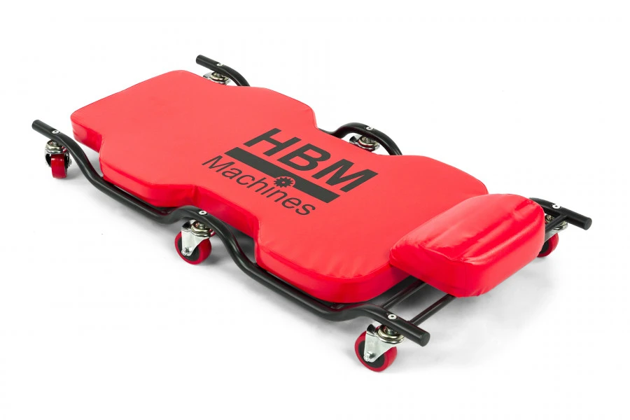 HBM Professionele Verrijdbare Ligmat, Garage Ligbed Deluxe 1 HBM Professionele Verrijdbare Ligmat, Garage Ligbed Deluxe