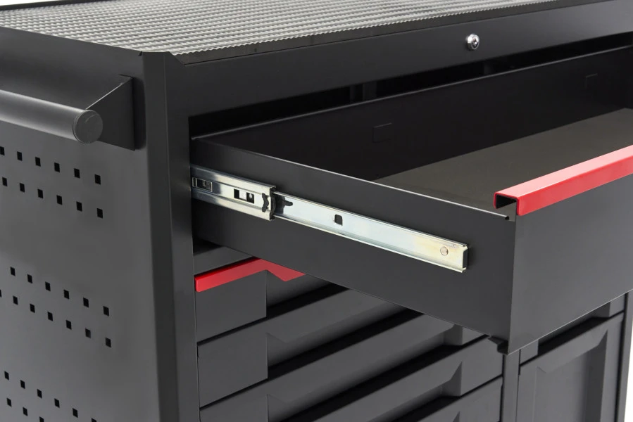 HBM Gereedschapswagen 12 Laden, 106 Cm, Zwart 5 HBM Gereedschapswagen 12 Laden, 106 Cm, Zwart - Afbeelding 5