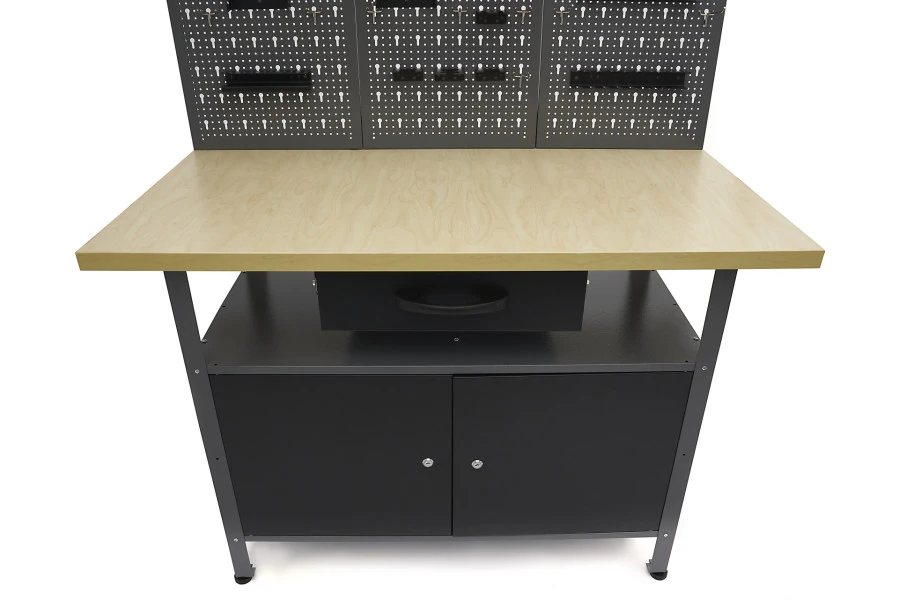 HBM Werkbank Met Deuren 120 X 60 X 200 Cm 9 HBM Werkbank Met Deuren 120 X 60 X 200 Cm - Afbeelding 9