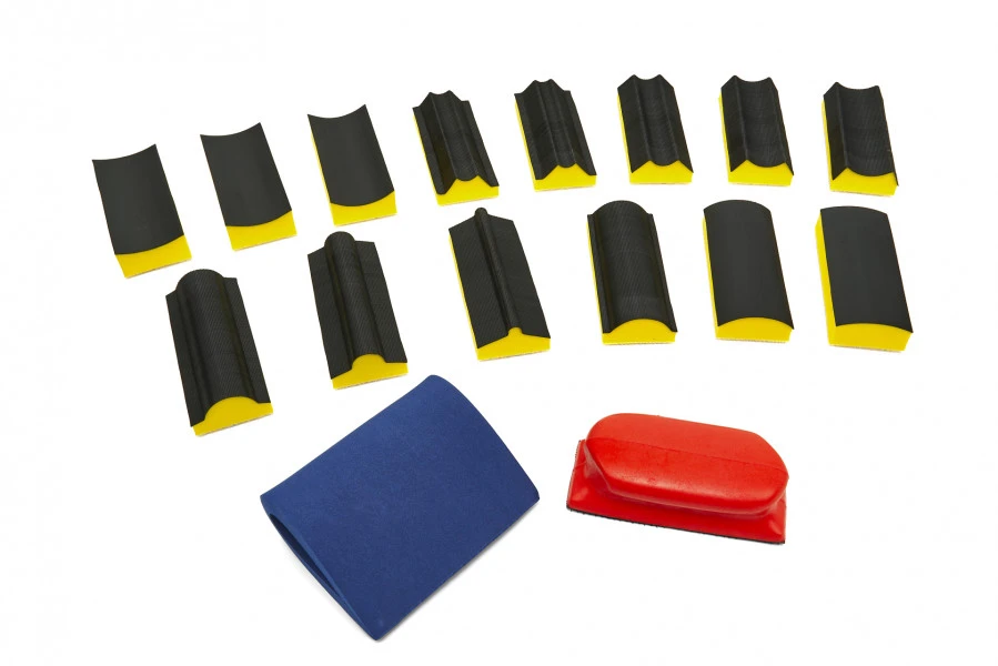 HBM 16 Delige Professionele Schuurblokkenset 2 HBM 16 Delige Professionele Schuurblokkenset - Afbeelding 2