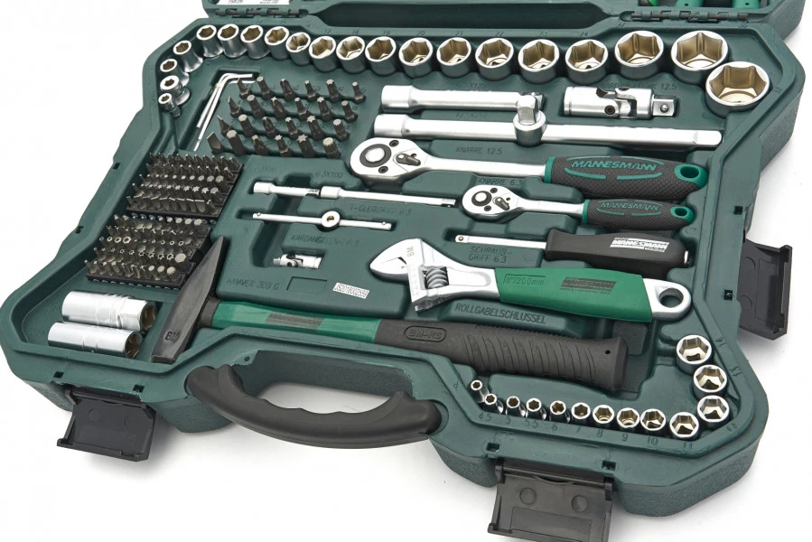 Mannesmann Professionele 303-delige Gereedschapkoffer - Gereedschapsset 5 Mannesmann Professionele 303-delige Gereedschapkoffer - Gereedschapsset - Afbeelding 5