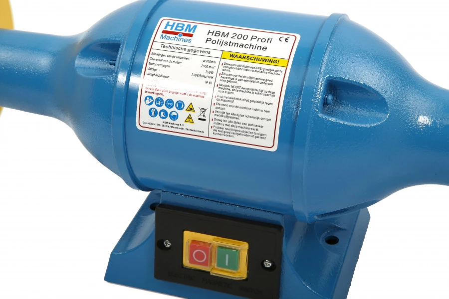 HBM 200 Polijstmachine - BLAUW 2 HBM 200 Polijstmachine - BLAUW - Afbeelding 2