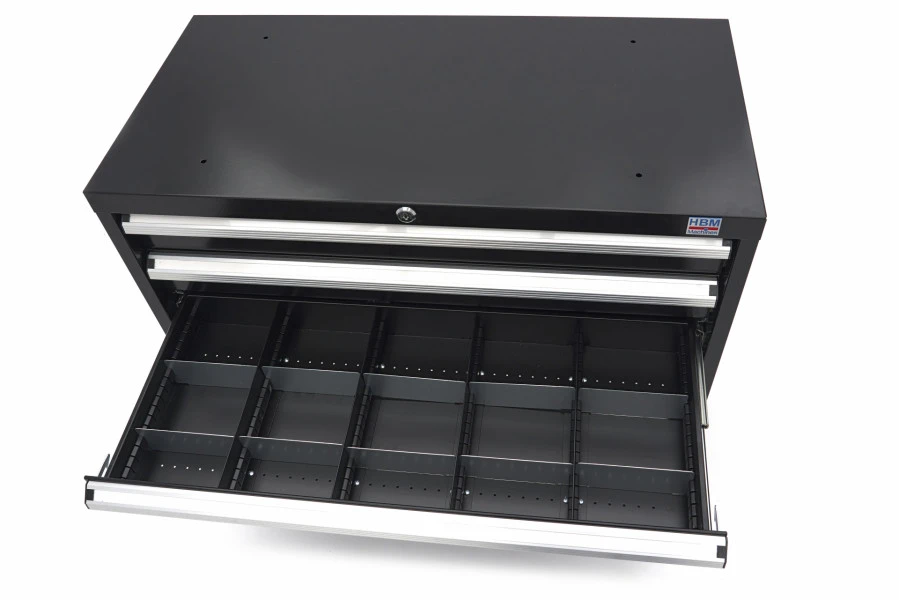 HBM 6 Laden Profi Gereedschapskast 90 X 45 X 90 Cm Zwart 9 HBM 6 Laden Profi Gereedschapskast 90 X 45 X 90 Cm Zwart - Afbeelding 9