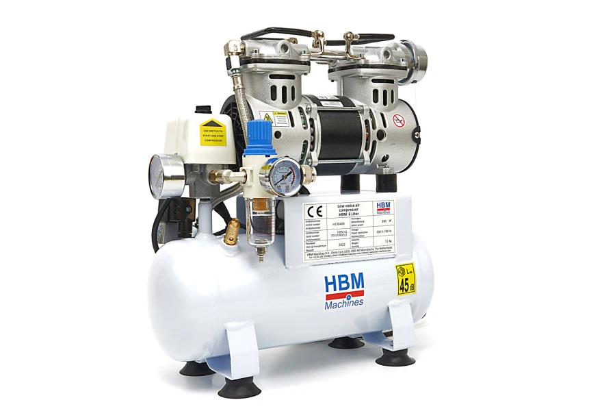 HBM Low Noise Compressor 6 Liter, Model 2 1 HBM Low Noise Compressor 6 Liter, Model 2