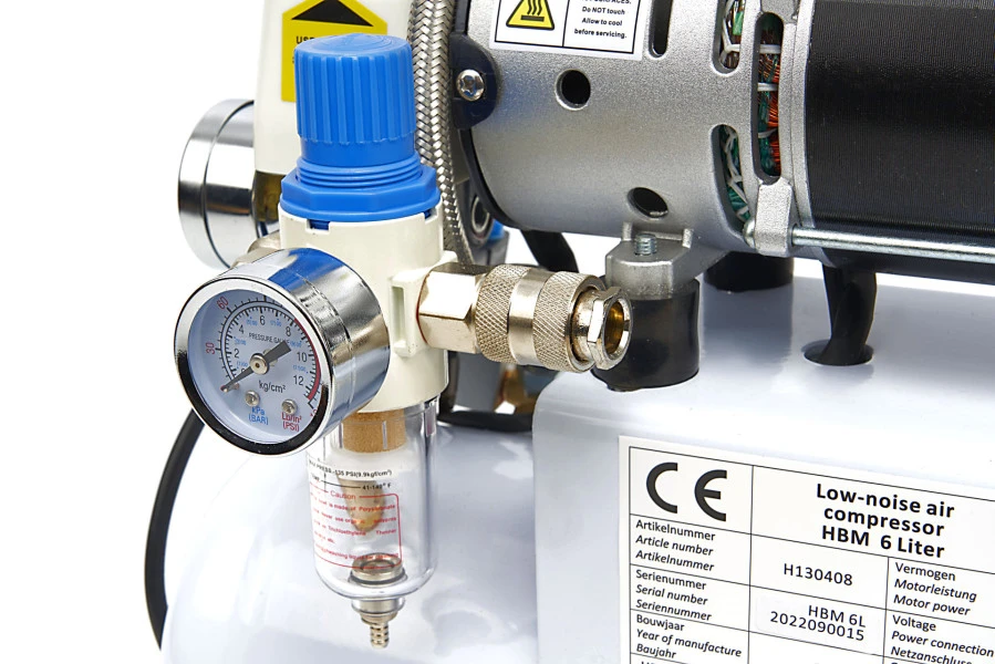 HBM Low Noise Compressor 6 Liter, Model 2 9 HBM Low Noise Compressor 6 Liter, Model 2 - Afbeelding 9