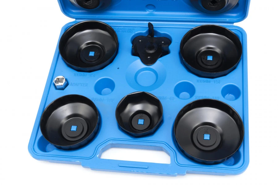 HBM 13 Delige Oliefilter Demontageset - Oliefilter Kappenset 2 HBM 13 Delige Oliefilter Demontageset - Oliefilter Kappenset - Afbeelding 2