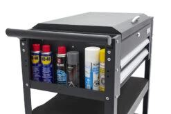 HBM 2 Laden Gereedschapswagen Met 2 Plateaus En Opbergvak - 91 Cm - Zwart -Hbm-machines hbm 191 97.jpg 1200x600 21f90ebc88