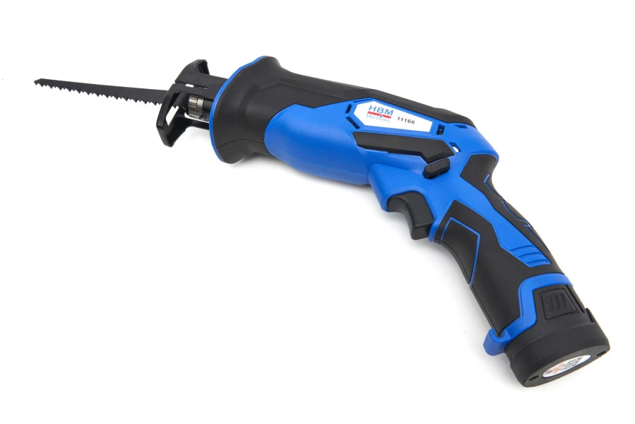 HBM Reciprozaag, Alleszaag, 12 Volt, 2.0 Ah, AC10 1 HBM Reciprozaag, Alleszaag, 12 Volt, 2.0 Ah, AC10