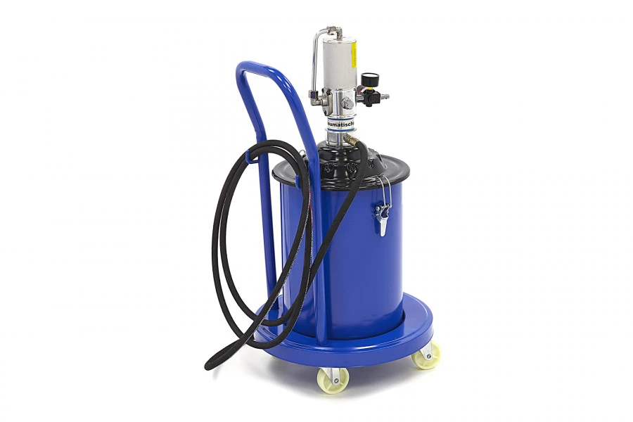 HBM 20 Liter Mobiele Pneumatische Vetpomp 300-400 Bar Persdruk 2 HBM 20 Liter Mobiele Pneumatische Vetpomp 300-400 Bar Persdruk - Afbeelding 2