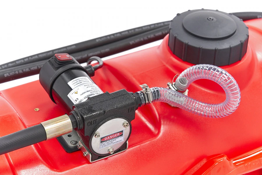 HBM Professionele Elektrische Dieselpomp, Stookoliepomp Met 100 Liter Tank 3 HBM Professionele Elektrische Dieselpomp, Stookoliepomp Met 100 Liter Tank - Afbeelding 3