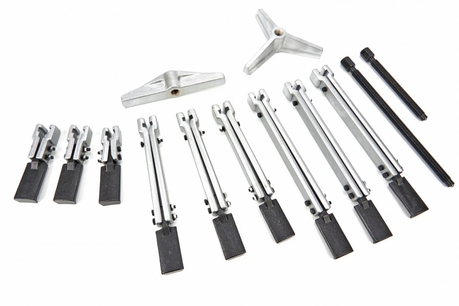 HBM 13 Delige Professionele 3 Arm Pullytrekker Set 105, 210, 265 Mm 3 HBM 13 Delige Professionele 3 Arm Pullytrekker Set 105, 210, 265 Mm - Afbeelding 3